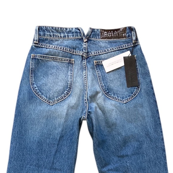 SPRWMN Straight Leg Denim Jeans NWT High Rise Size 26 Cotton - Picture 11 of 11
